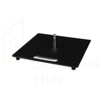 Base Flat | Heavy-Duty Cast Iron Flagpole Base for Hard Surfaces (4 kg / 12 kg)
