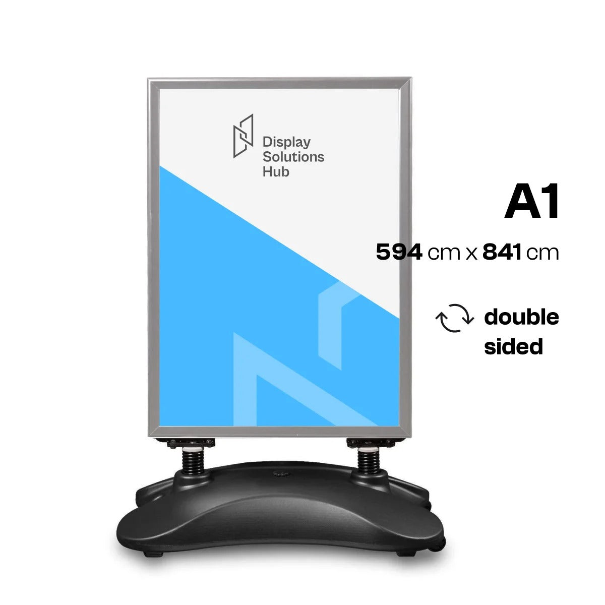 Outdoor Water-Base A-Board – A1 Double-Sided Poster Stand