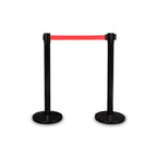 Queue Line Stand with Retractable Belt