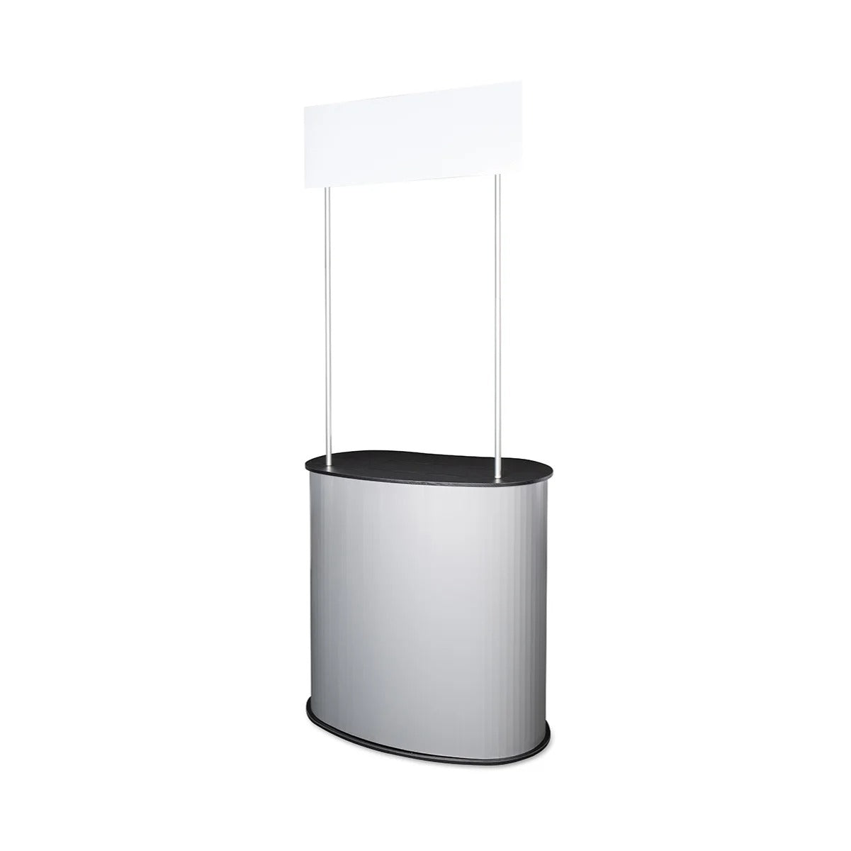 Portable Pop Up Counter with Overhead Signage
