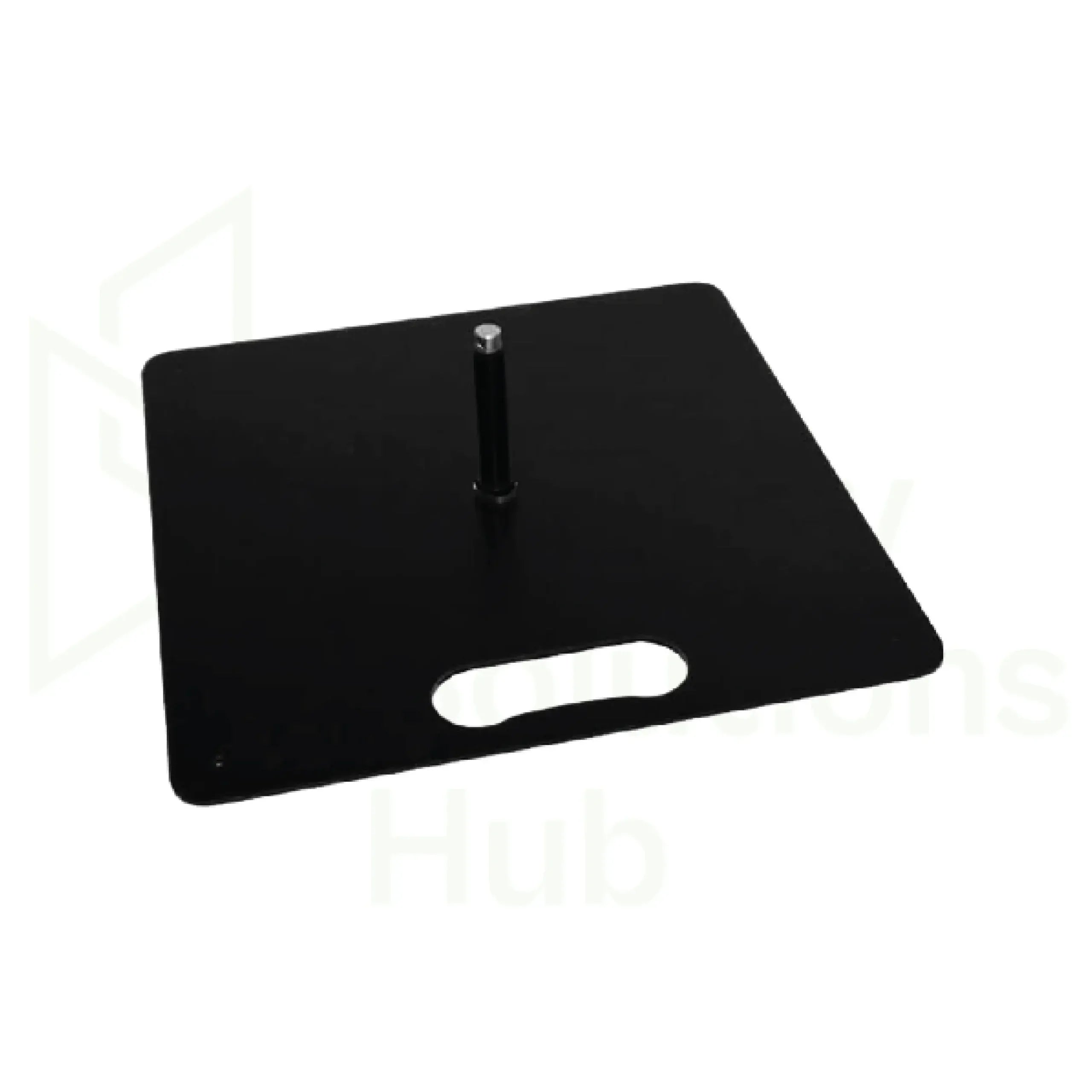 Base Flat | Heavy-Duty Cast Iron Flagpole Base for Hard Surfaces (4 kg / 12 kg)